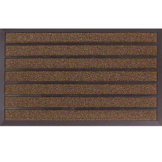 Dirt stopper pro scraper mat in brown image 1