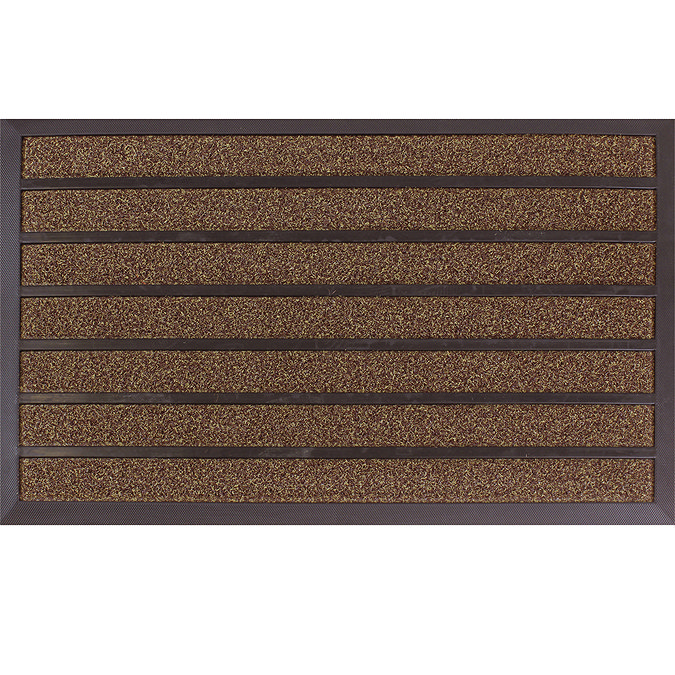 Dirt stopper pro scraper mat in brown image 1
