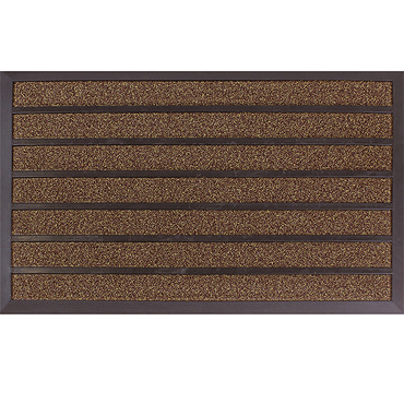 Dirt stopper pro scraper mat in brown close up image 2