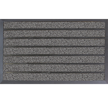 Dirt stopper pro doormat in grey close up image 3