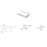 Discrete Top Fix Track Line Drawings