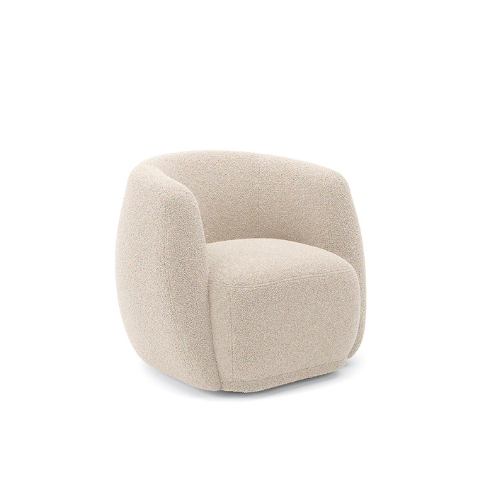 Dolly sherpa accent chair cotton