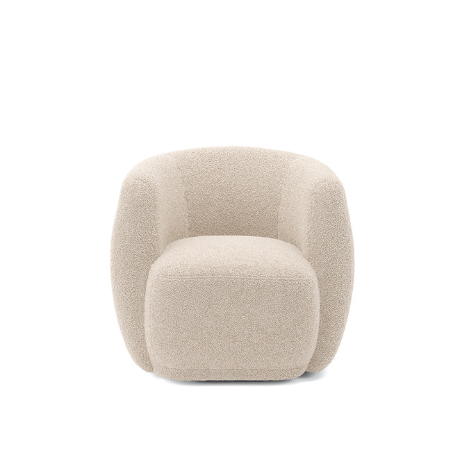 Dolly sherpa accent chair cotton
