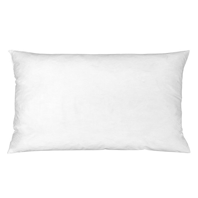 Rectangular duck feather cushion pad