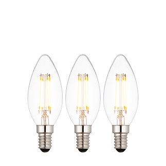 E14 LED Filament Candle 3 pack