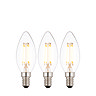 E14 LED Filament Candle 3 pack