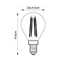 E14 LED Filament Golf - Pack of 3