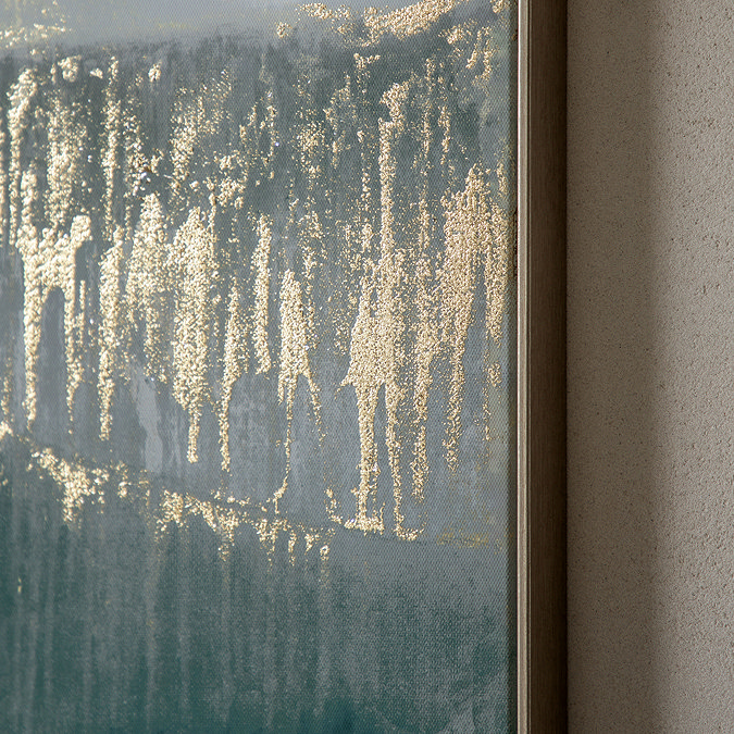 Early morning horizon framed canvas