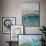 Early morning horizon framed canvas