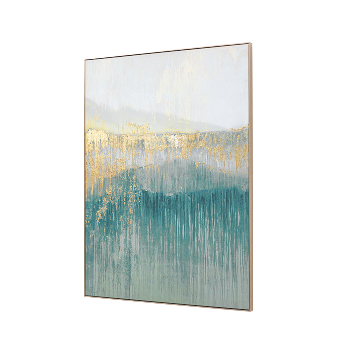 Early morning horizon framed canvas