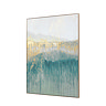 Early morning horizon framed canvas