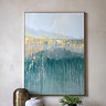 Early morning horizon Framed canvas