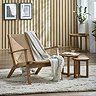 Eden Oak and Rope Accent Chair - Natural main image