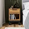Eden Wooden Bedside Table - Oak main image