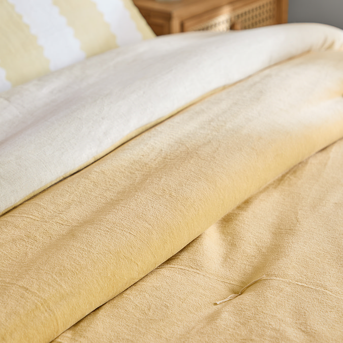 edie bedspread in butter yellow image