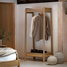 Edison open wardrobe in natural