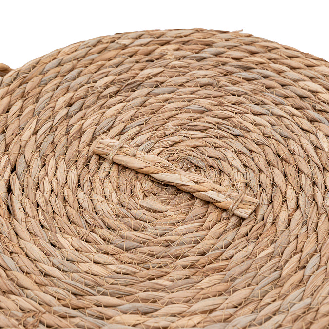 Edvin set of 3 linen stripe baskets