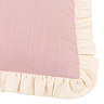 Effie cushion in petal and vintage cream image 