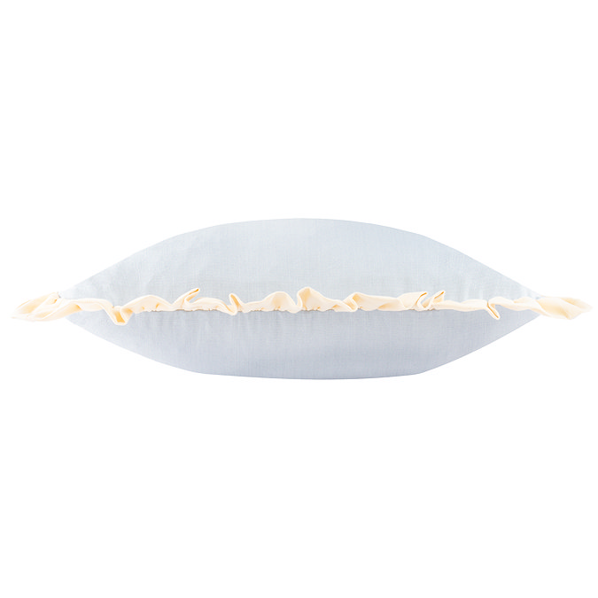 effie sky blue and vintage cream cushion image