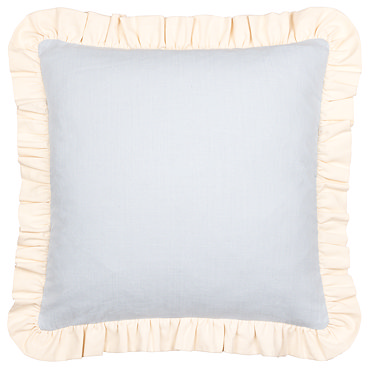 effie sky blue and vintage cream cushion image