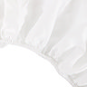 Egyptian Cotton Sateen Fitted Sheet white image