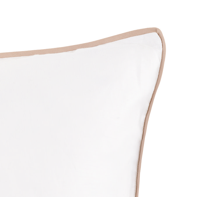 Egyptian Cotton Sateen Piped Duvet Cover Set