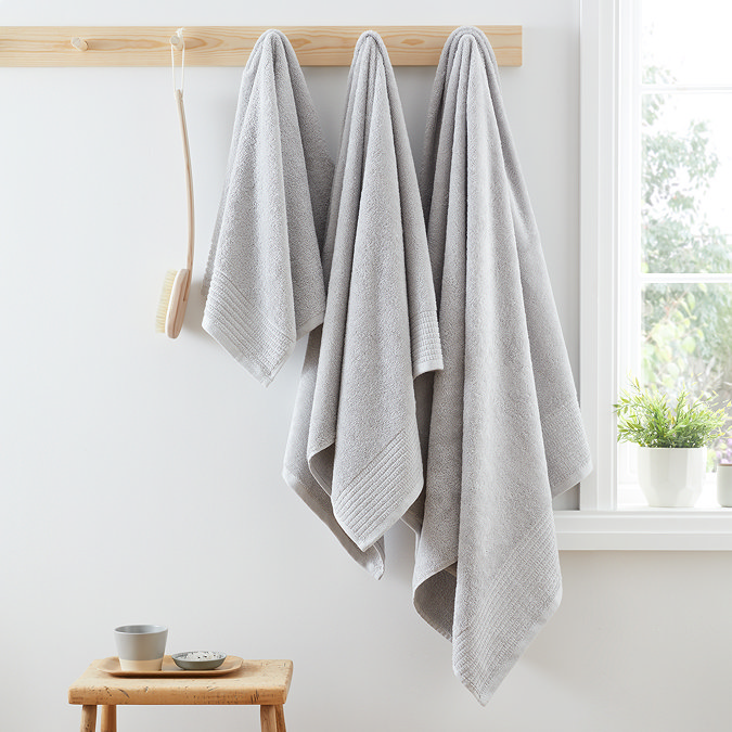Egyptian Cotton Towel - Silver Grey carousel image