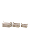 Eldon set of 3 lined baskets