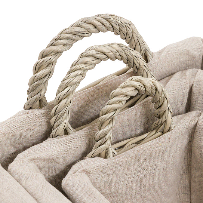 Eldon set of 3 lined baskets