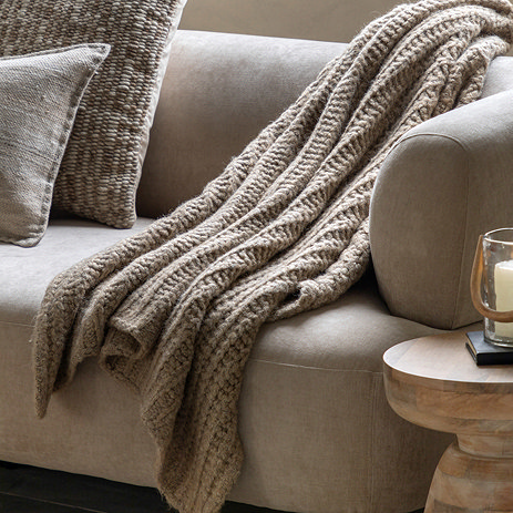 Elijah Luxury knit throw