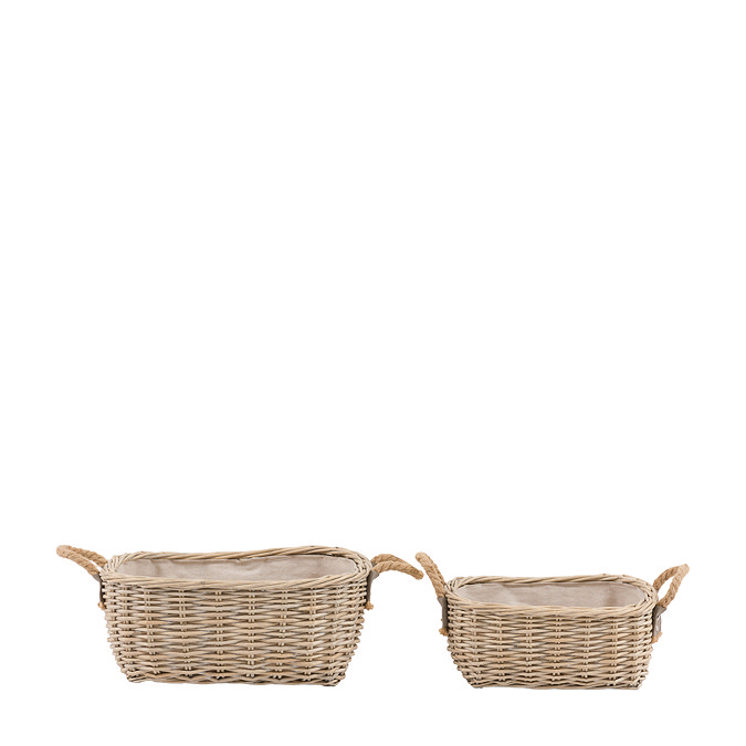 Elodie Set of 2 Oval Baskets