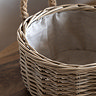 Elodie Set of 2 Round Baskets with Handle