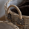 Elodie Set of 2 Round Baskets with Handle