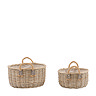 Elodie Set of 2 Round Baskets with Handle