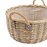 Elodie Set of 2 Round Baskets with Handle