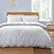 Eloise Floral Piped 230TC Duvet Cover Set - Blue carousel image