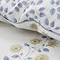 Eloise Floral Piped 230TC Duvet Cover Set - Blue carousel image