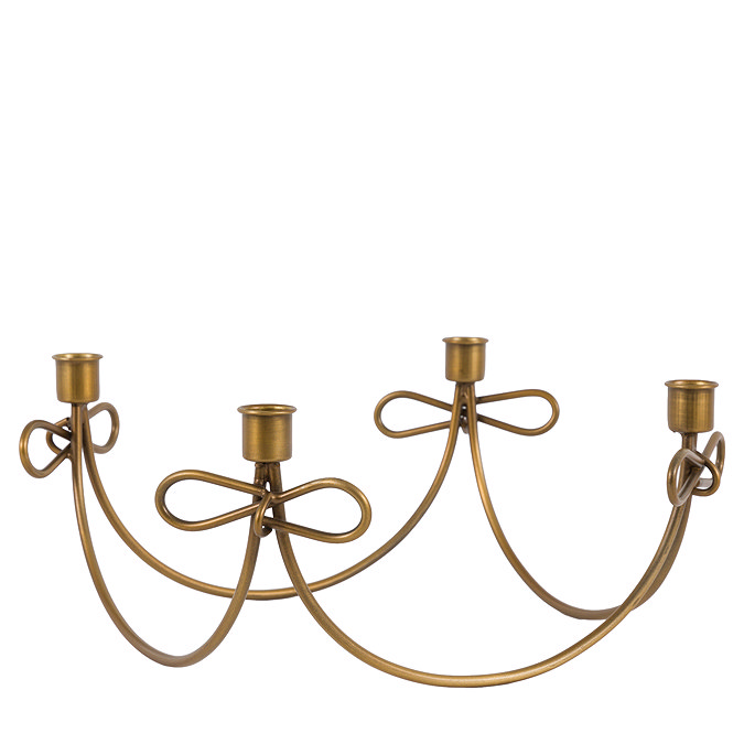 Elora bow candle holder