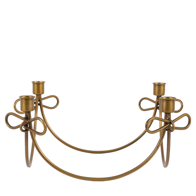Elora bow candle holder