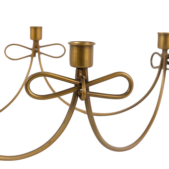Elora bow candle holder