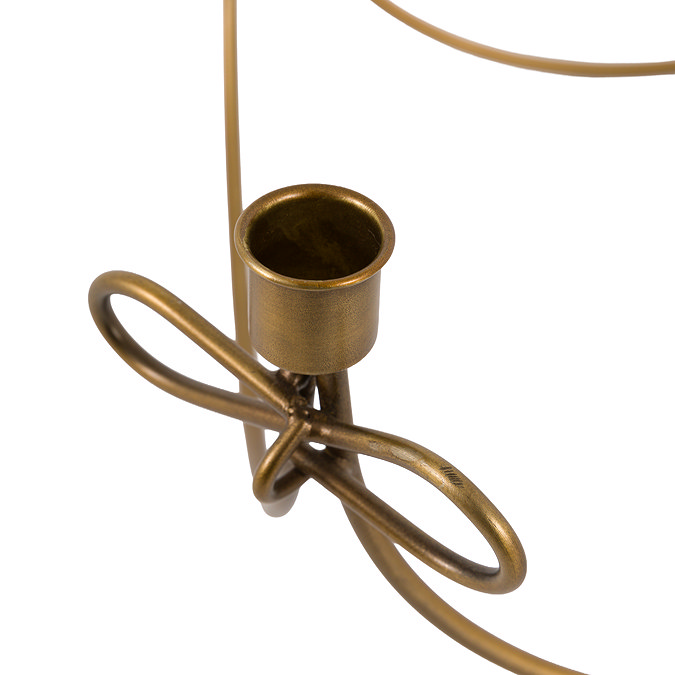 Elora bow candle holder