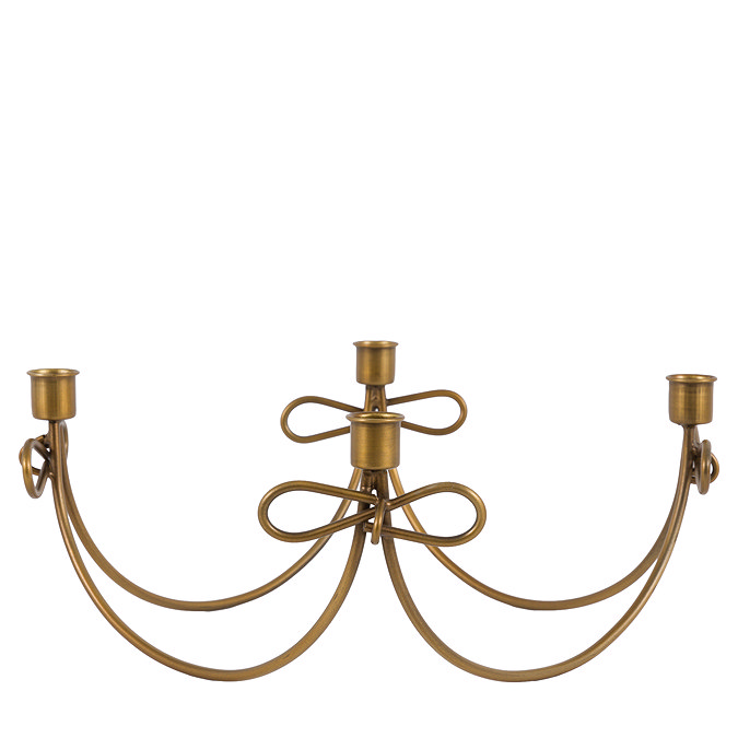 Elora bow candle holder
