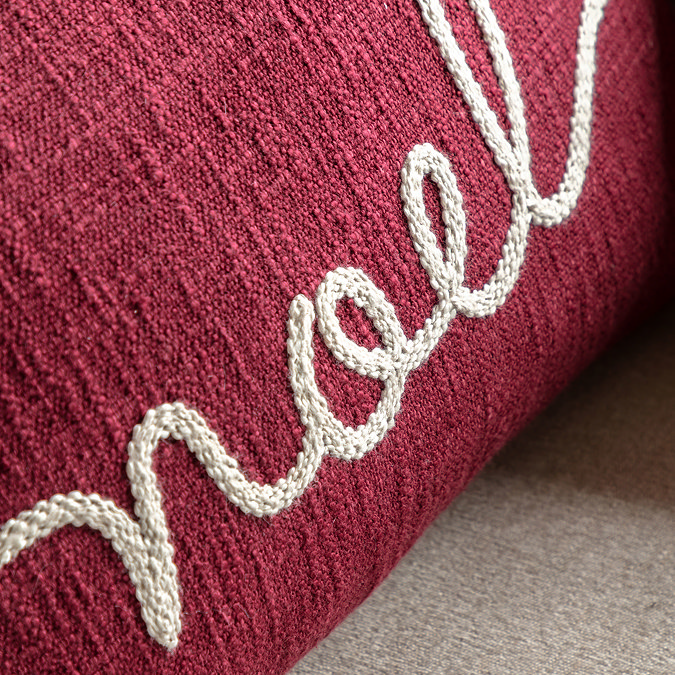 Elora Noel Embroidered Cushion
