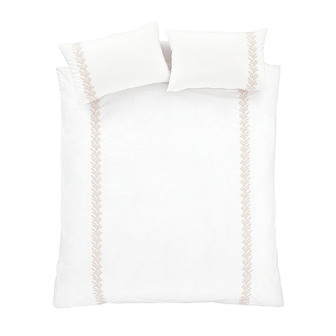 Embroidery Leaf duvet cover set product image 5