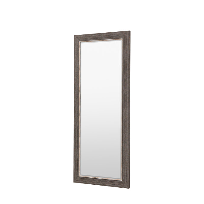 cut out image of rectangular mirror in grey