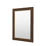 cut out of rectangular bronze wall mirror