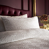 Emile Duvet Cover Set in cream on bed image 2