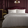 Emile Duvet Cover Set in cream on bed image 1
