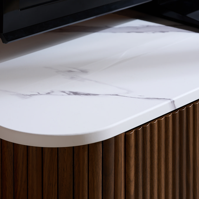 Enzo Walnut TV Stand image