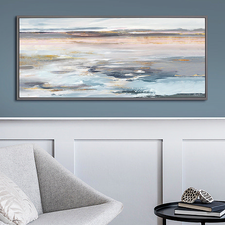 Even Tide Framed Canvas